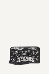 BRYAR LARGE ZIP AROUND WALLET WITH WRISTLET