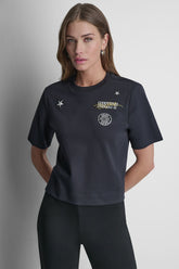 1989 PINS & PATCHES LOGO TEE