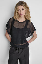 MESH LOGO TEE
