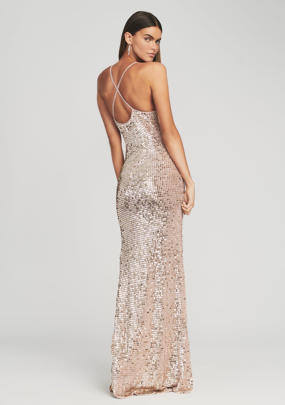 Marie Sequin Crochet Dress