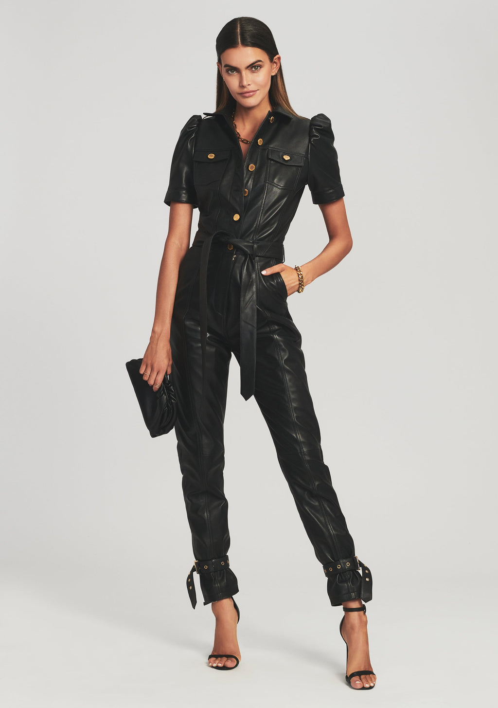 Knox Leather Jumpsuit