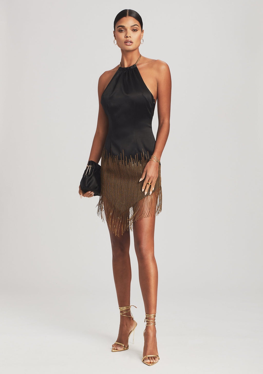 Eos Embellished Fringe Dress