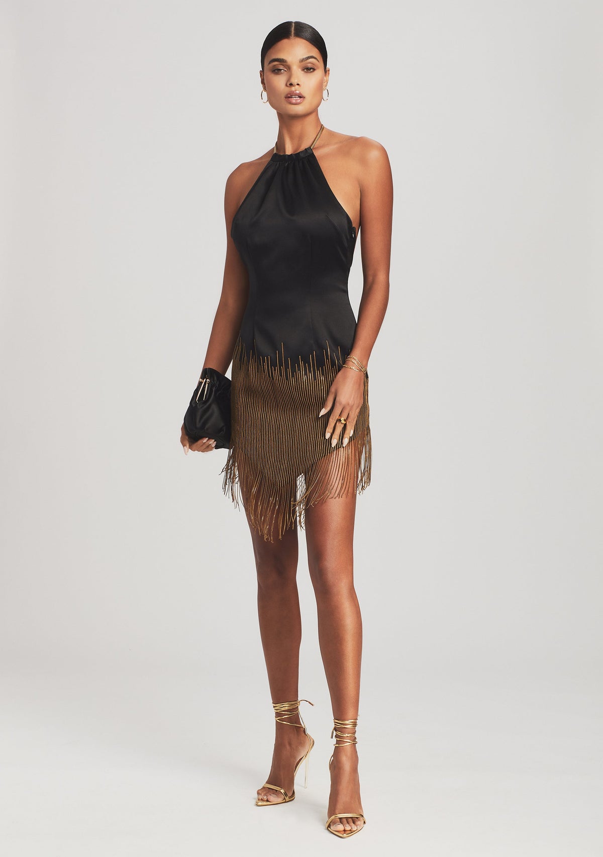 Eos Embellished Fringe Dress