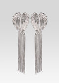 Anthurium Drop Crystal Earring