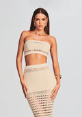 Luiz Knit Crochet Top