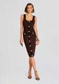 Weyla Metallic Knit Dress