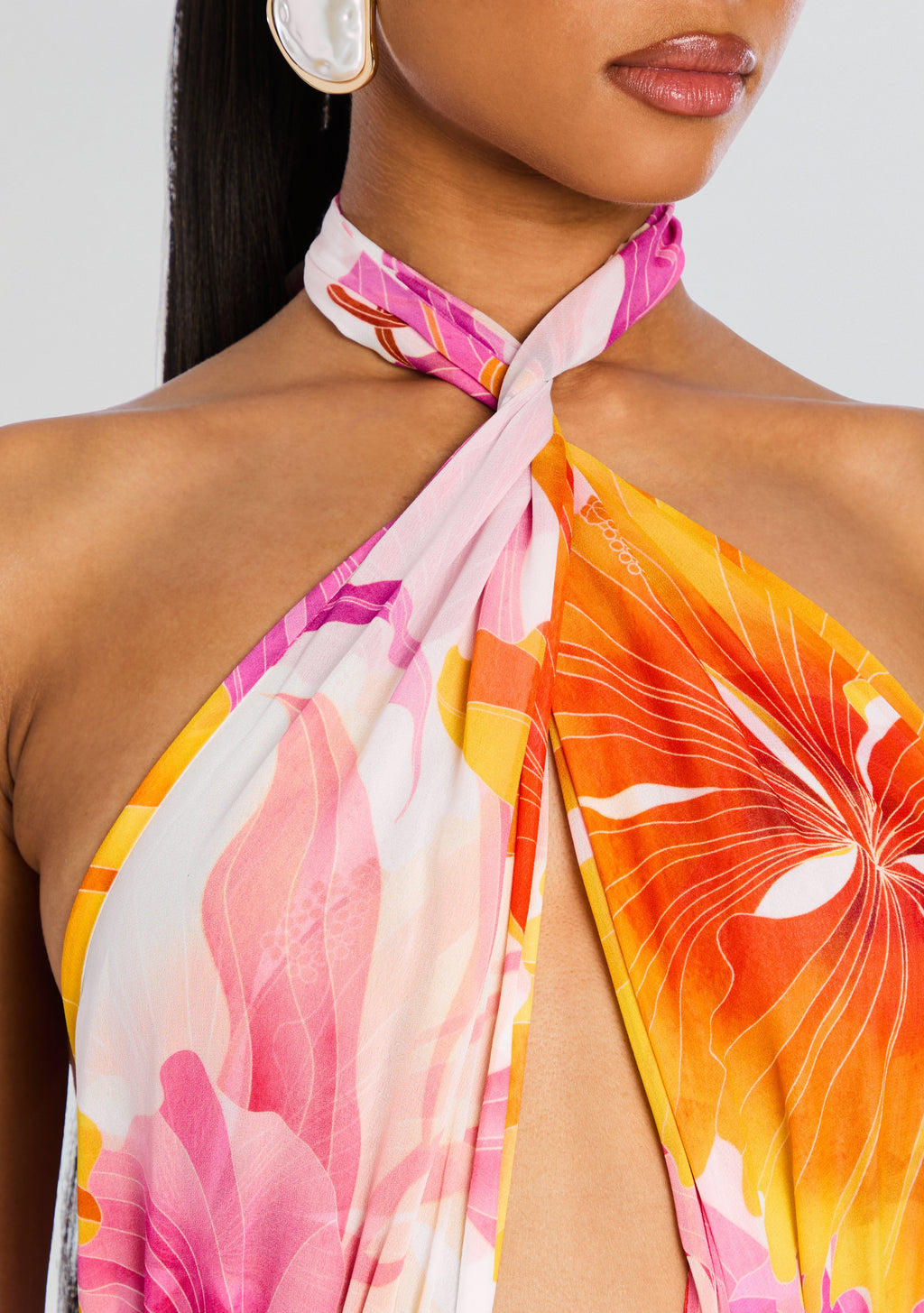 Ina Silk Chiffon Dress