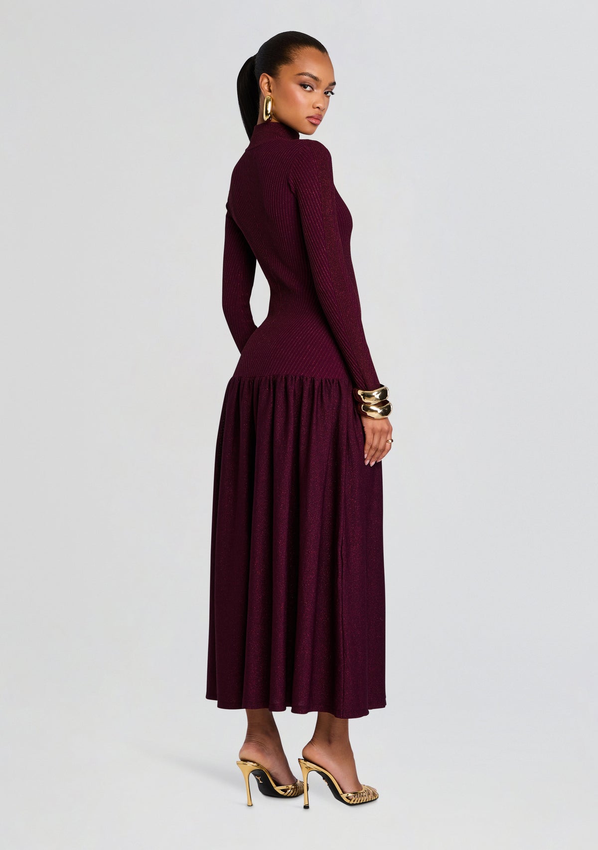 Bandini Metallic Knit Dress