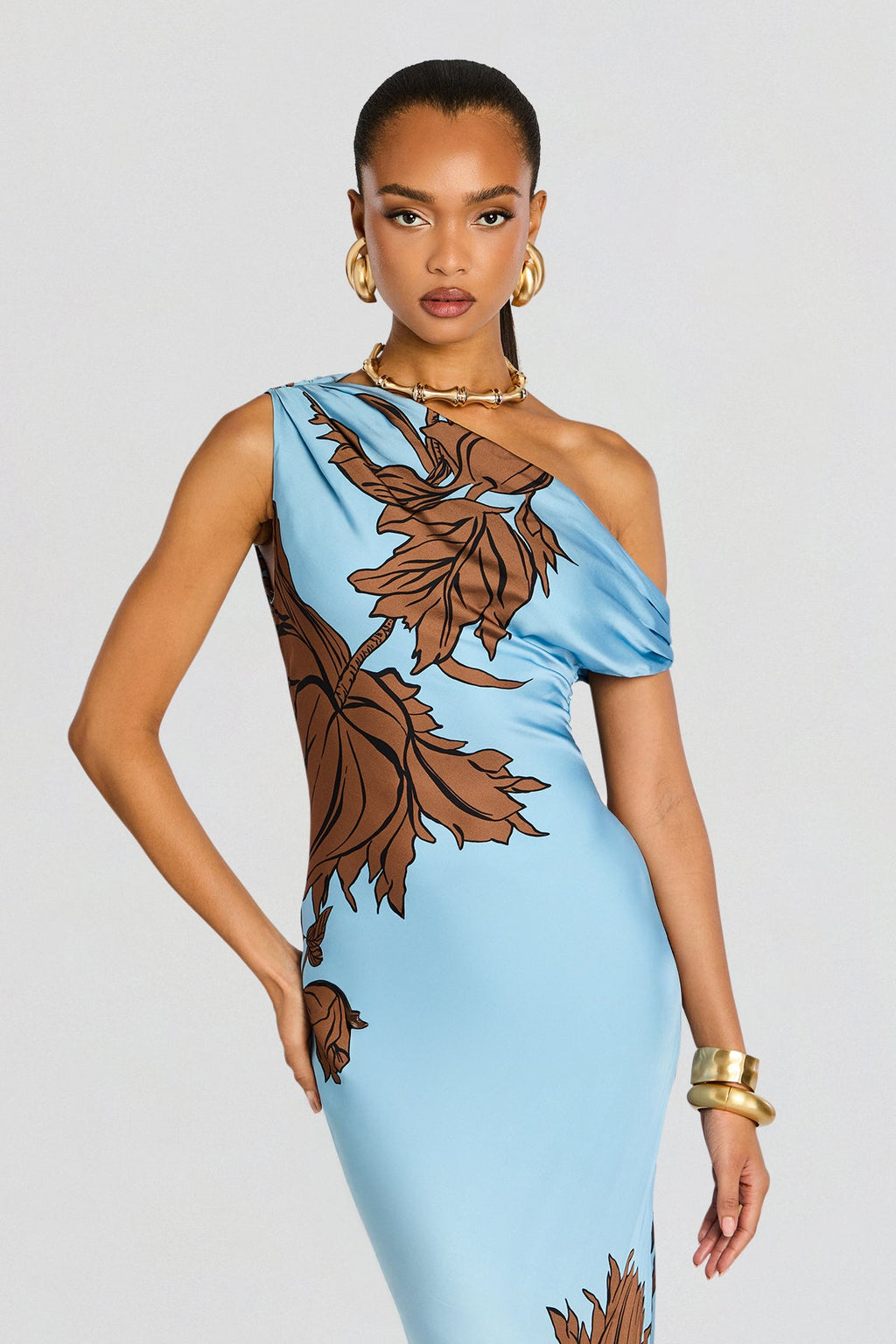 Cady One Shoulder Maxi Dress