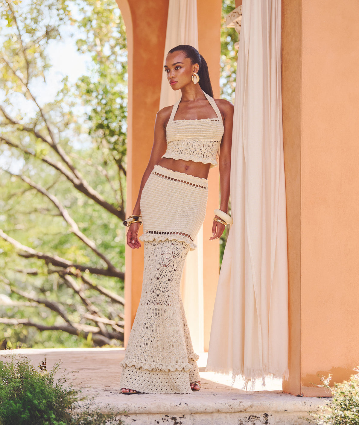 Magdalena Crochet Skirt