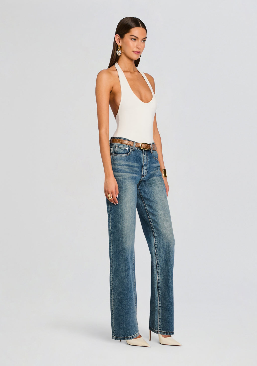 Bamboo Halter Bodysuit