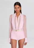 Meghan Panelled Silk Blouse
