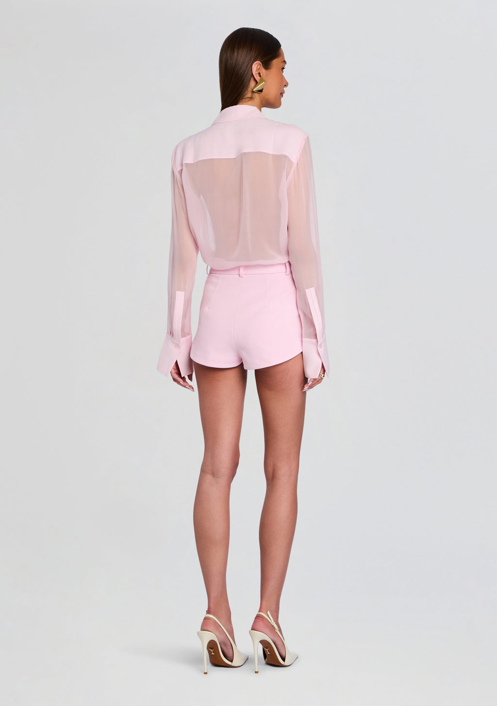 Meghan Panelled Silk Blouse
