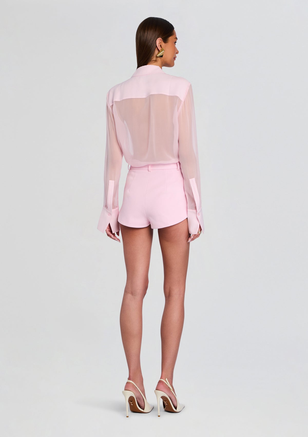 Meghan Panelled Silk Blouse