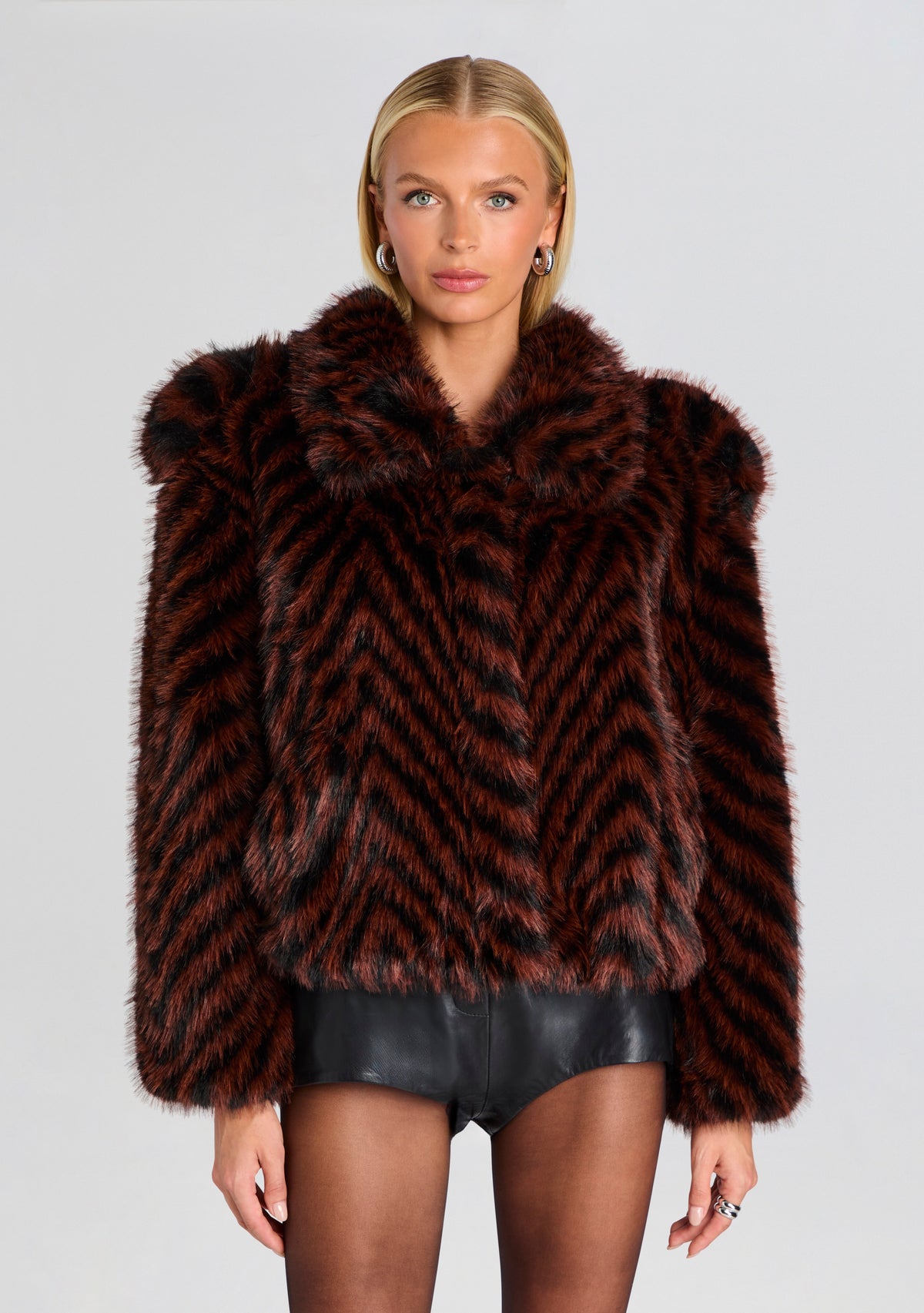 Segrid Faux Fur Bomber