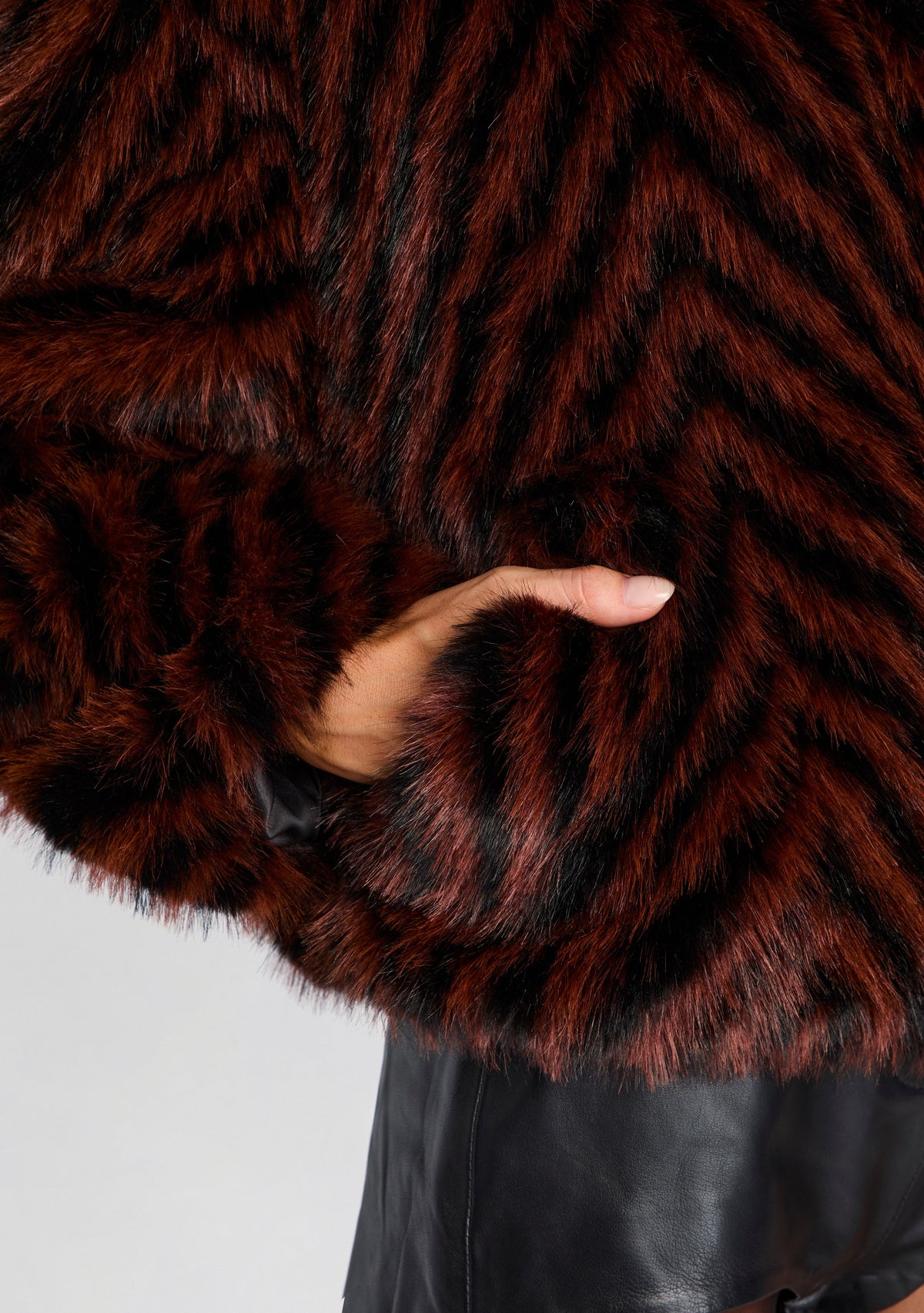 Segrid Faux Fur Bomber