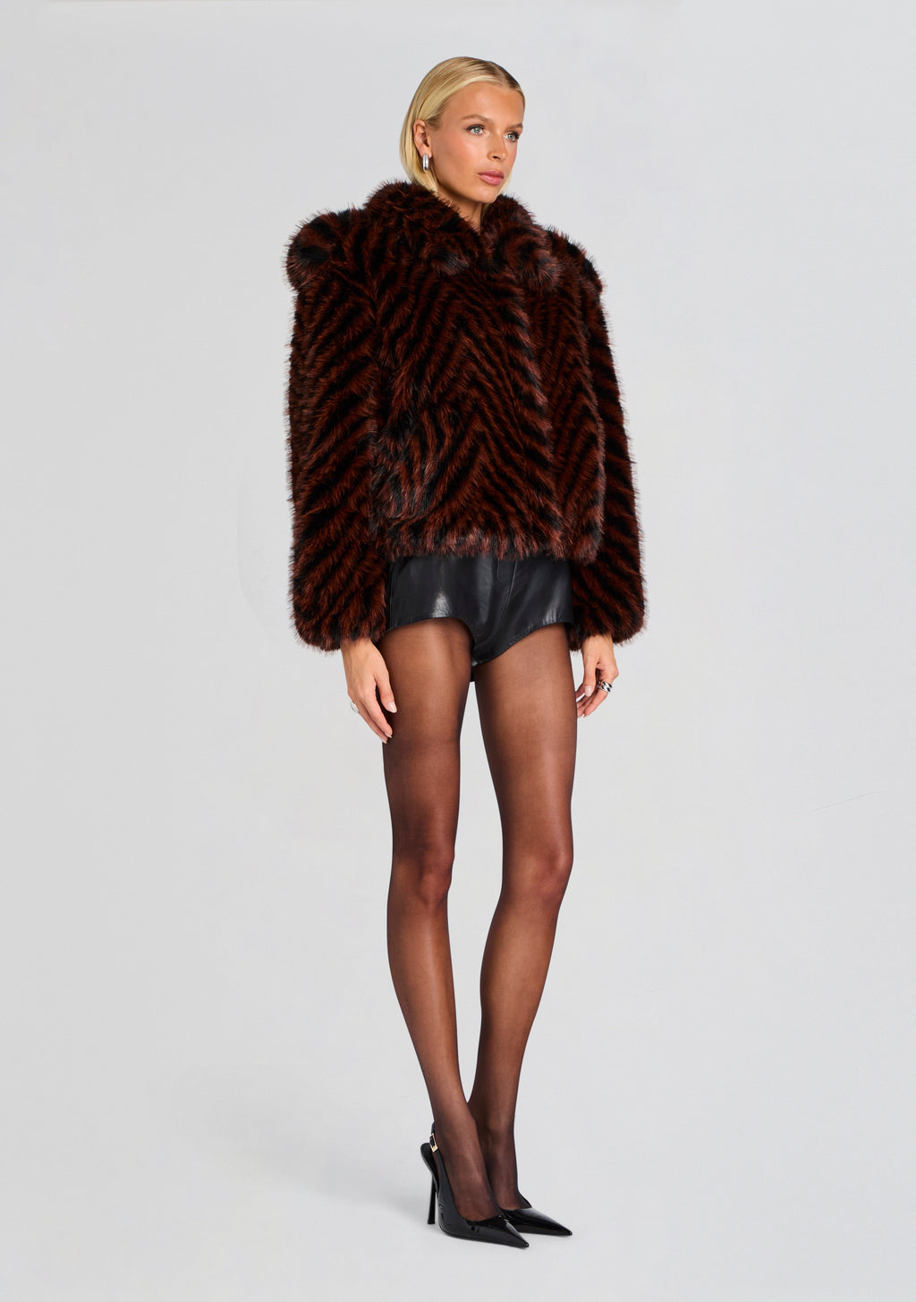 Segrid Faux Fur Bomber