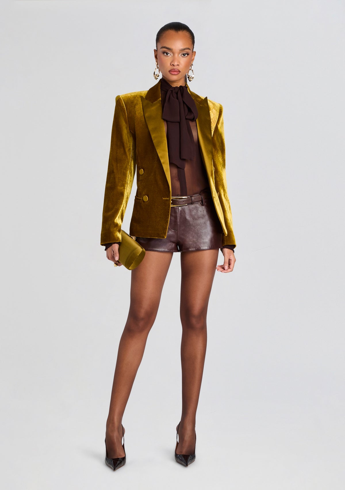 Valesia Leather Short