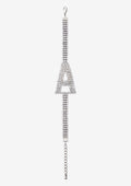 Rhinestone Alphabet Letter Bracelet