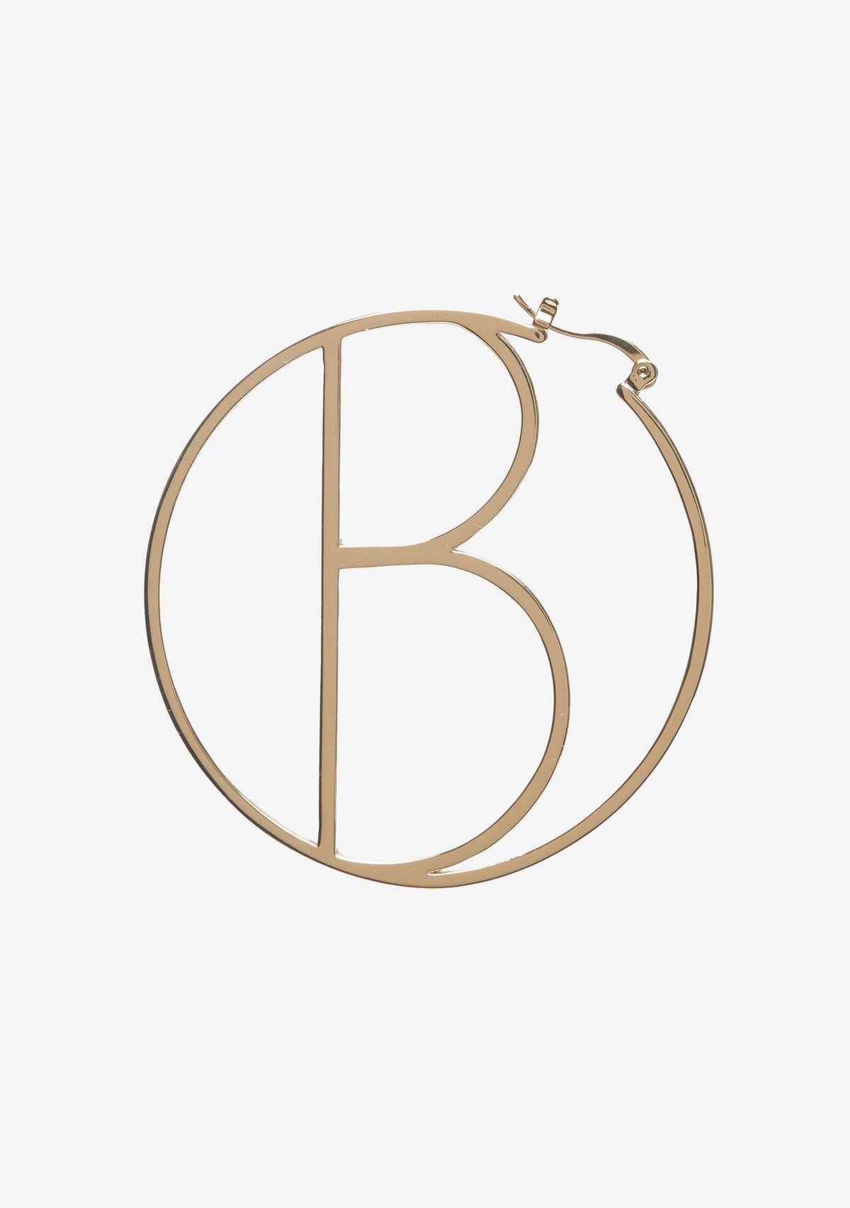 Hoop Letter Earring