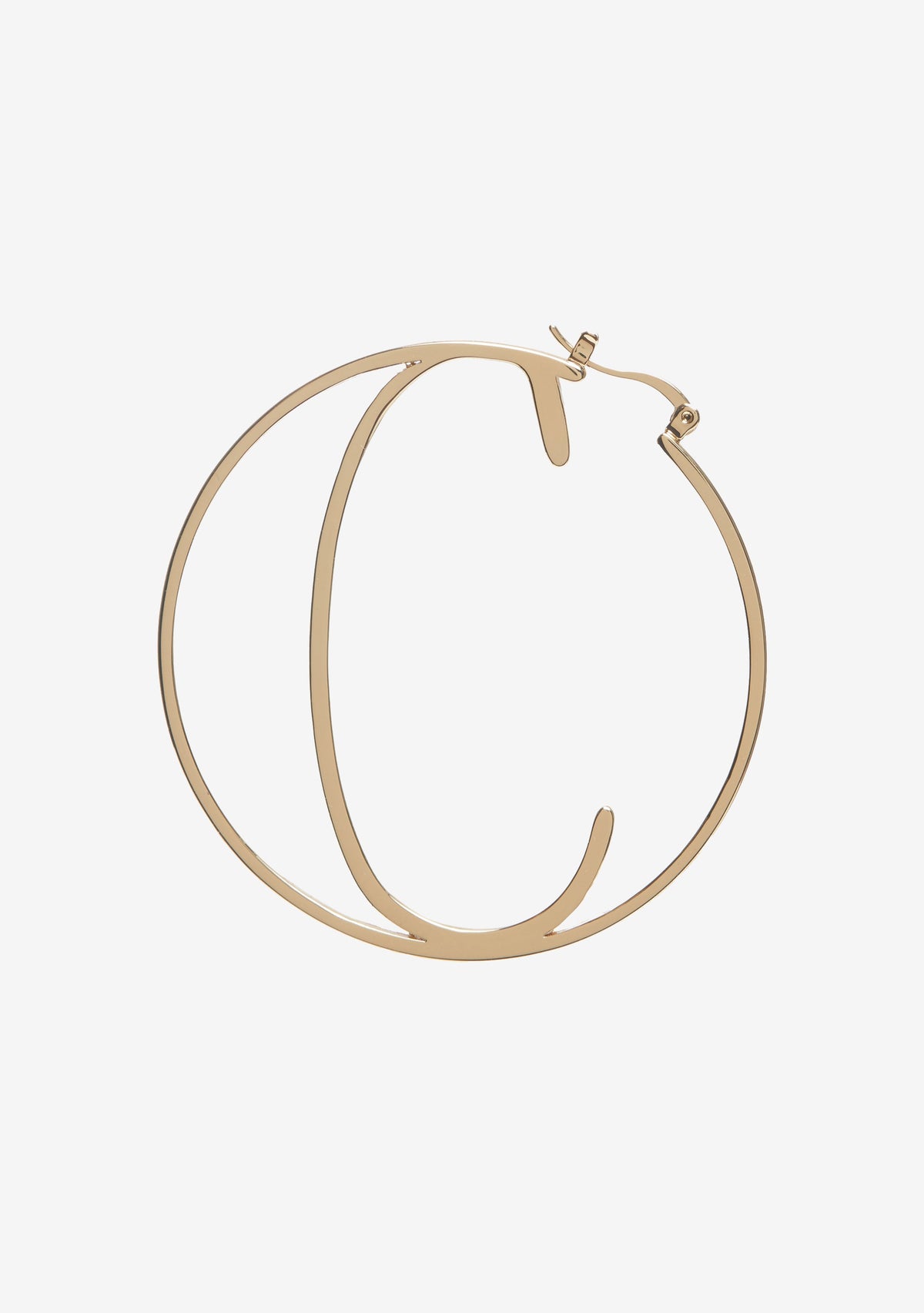 Hoop Letter Earring
