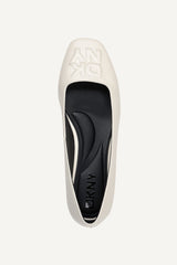 DARIANNE LOGO-EMBOSSED BALLET FLAT