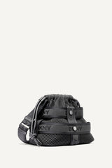 CHAYA MESH LOGO CROSSBODY BAG