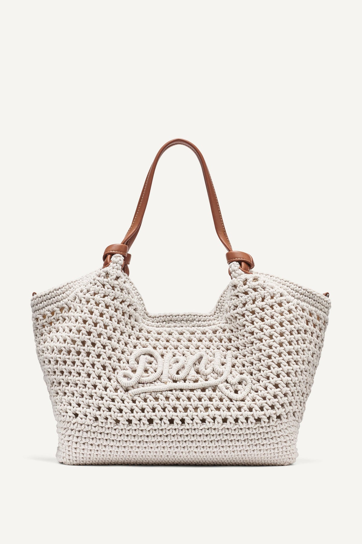 PAULA CROCHET LOGO MEDIUM COMMUTER TOTE