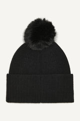 DISCO DKNY FAUX FUR POM HAT