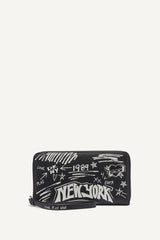 BRYAR LARGE ZIP AROUND WALLET WITH WRISTLET