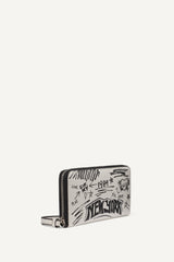 BRYAR LARGE ZIP AROUND WALLET WITH WRISTLET