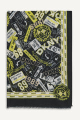 1989 CITY SIGNS PRINT SCARF