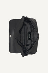 JENNY LOGO FLAP SHOULDER BAG