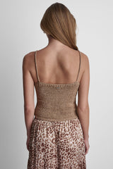 CURVED HEM RIB DETAIL CAMI