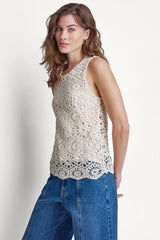 CROCHET KNIT TANK