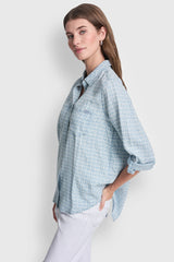 GARMENT DYE SPLIT BACK SHIRT