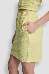 LOGO JACQUARD PULL-ON SKIRT