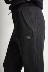 JACQUARD MIX HIGH-RISE ANKLE PANT
