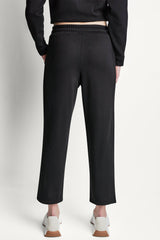 JACQUARD MIX HIGH-RISE ANKLE PANT