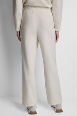 HIGH-RISE RIB TRACK PANTS