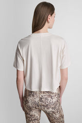 STACKED OMBRE RHINESTONE DROP SHOULDER TEE