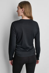 LONG SLEEVE V-NECK TECH TEE
