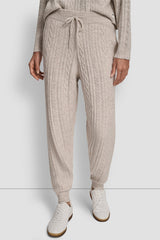 COZY CABLE SWEATER JOGGER