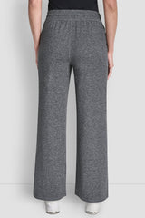 MID-RISE SPACEDYE WIDE LEG PANT
