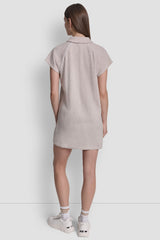 SHORT SLEEVE LOGO MINI POLO DRESS