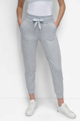HIGH-RISE LOGO DRAWSTRING SKINNY JOGGER