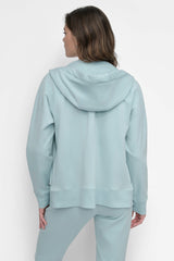 TWO-TONE LOGO DRAWSTRING HOODIE
