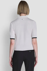 COLOR BLOCK POLO SWEATER