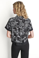 PRINTED CAMP SHIRT