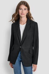 ZIG ZAG STITCH BLAZER